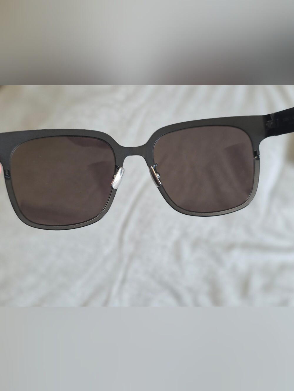 Saint Laurent Black Square Sunglasses - Picture 3 of 5